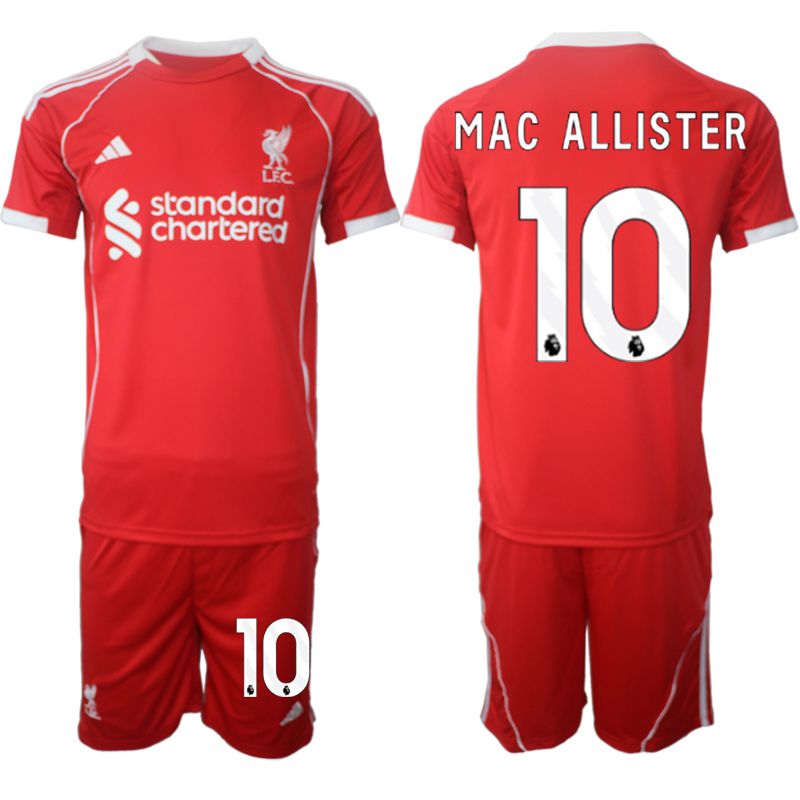 Men 2025-2026 Season Club Liverpool home red #10 Soccer Jersey